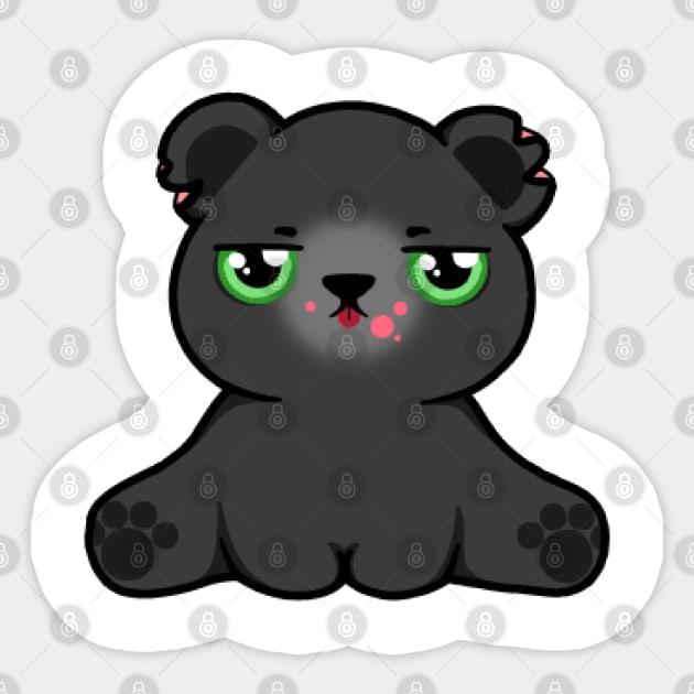 BabyBlackBear Sticker by SmolBunny